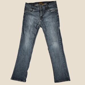 Urban Star Jeans Mens 38x34 Blue Excellent Relaxed Fit Stretch Denim